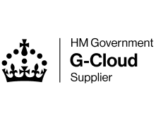 HM Government G-Cloud Supplier logo.